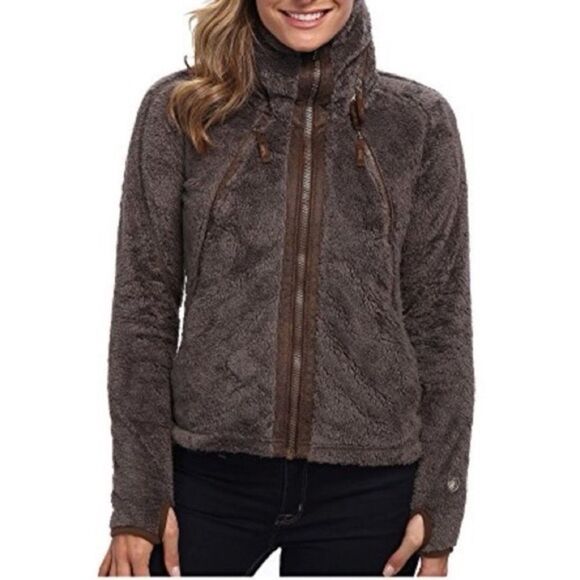 KUHL Women’s Italian Fleece Flight Jacket in Breen Sz XS - Picture 5 of 14